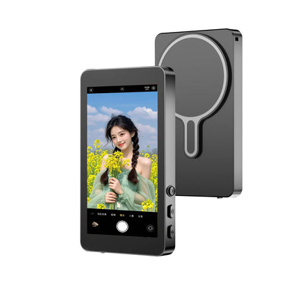 Magnetic Cell Phone Vlog Self Timer Monitor Screen Using Rear Camera Monitor For Live Streaming Creating Content Self-Timer